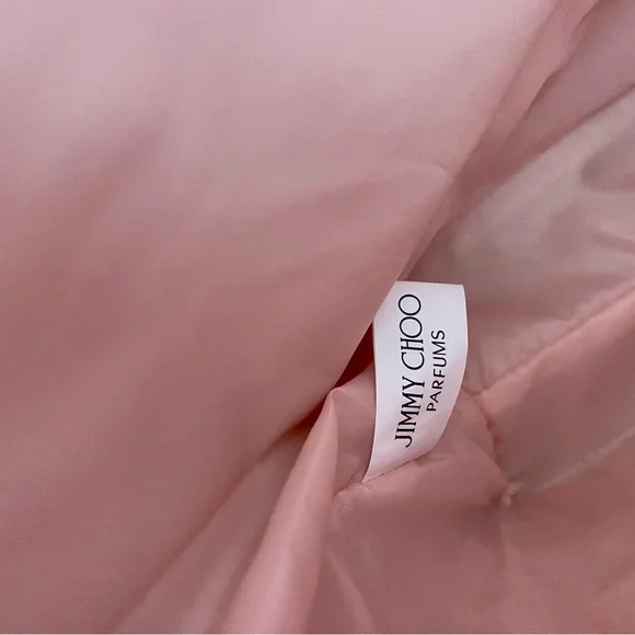 Jimmy Choo Perfumes Large Pink and Gold Glitter Tote Bag - Picture 12 of 14